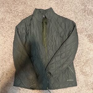 Eddie Bauer Quilted Jacket in Dark Green